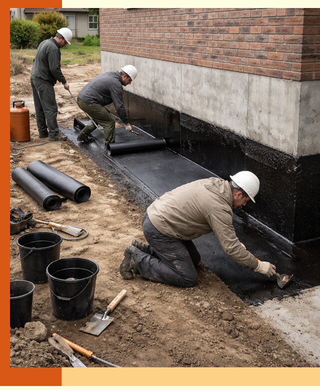 Гидроизоляция фундамента в Междуреченске: надежная защита строений