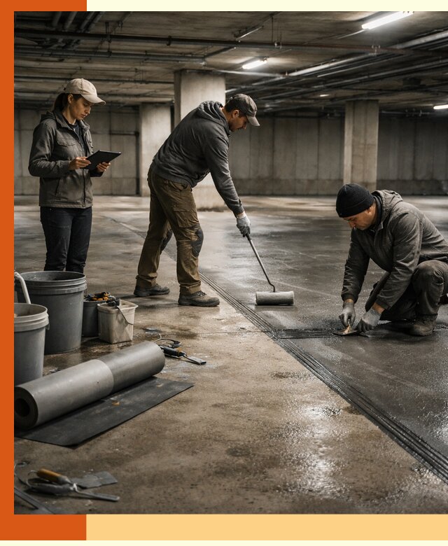 Гидроизоляция паркинга в Междуреченске: качественная защита зданий