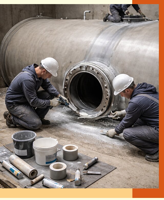 Гидроизоляция резервуара с топливом в Междуреченске от 75788 руб. под ключ | ТепломастерМжд