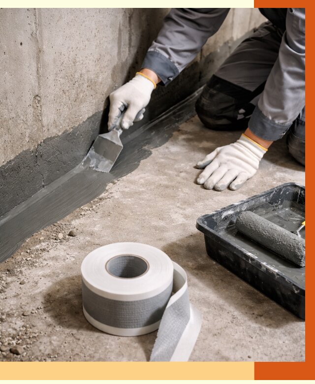 Гидроизоляция швов и герметизация стыков в Междуреченске от 1263 руб. | ТепломастерМжд