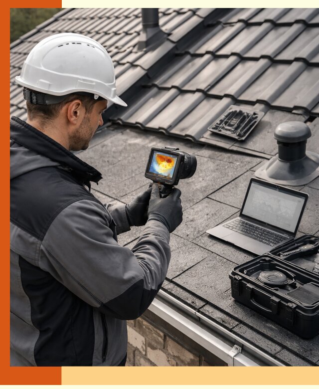 Тепловизионное обследование кровли в Междуреченске для выявления дефектов