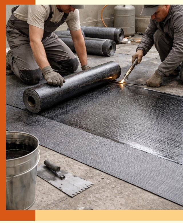 Монтаж гидроизоляционной мембраны в Междуреченске для зданий и конструкций