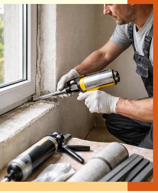 Герметизация стыков и примыканий в Междуреченске от 1213 руб. под ключ | ТепломастерМжд