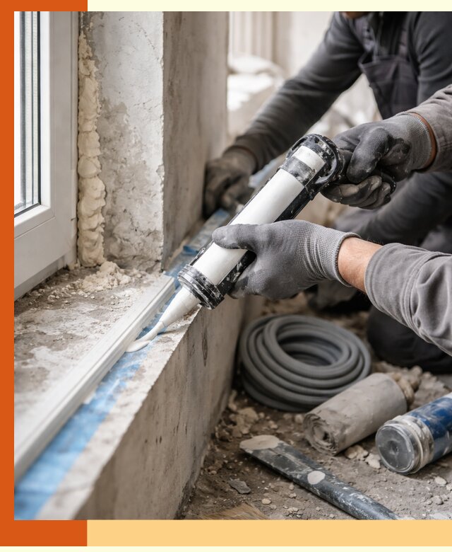 Герметизация стыков и примыканий зданий в Междуреченске